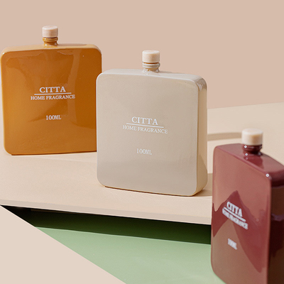 Ar que refresca o vidro Reed Diffuser Black da vara do óleo da fragrância do perfume da casa