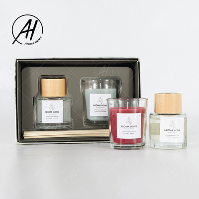 Grupo colorido 5.5OZ 3PCS do presente da vela do perfume da cera de Mini Home Glass Jar Soy do partido da aromaterapia