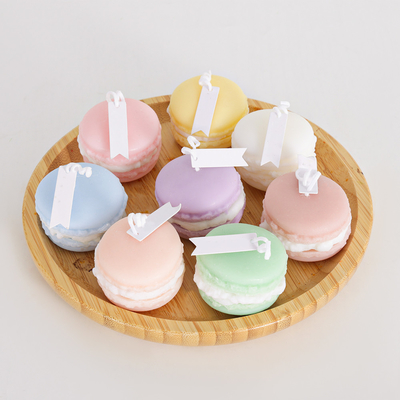 Vela de Mini Soy Wax Macaron Handmade do aroma do fruto da marca própria para o banheiro