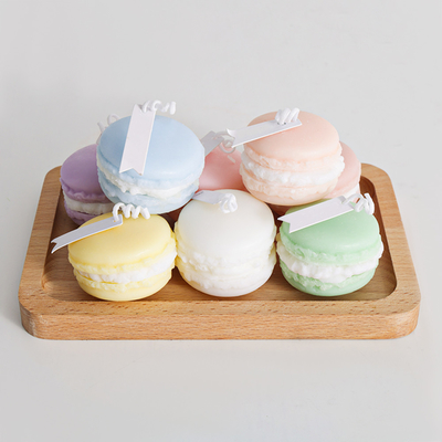 Vela de Mini Soy Wax Macaron Handmade do aroma do fruto da marca própria para o banheiro