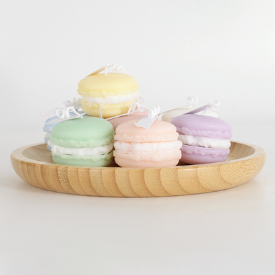 Vela de Mini Soy Wax Macaron Handmade do aroma do fruto da marca própria para o banheiro