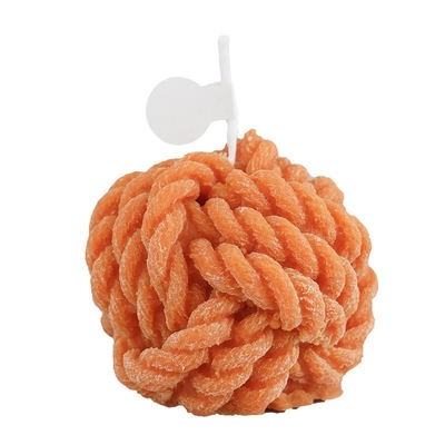 A bola de lã pequena do fio da vela da aromaterapia feito a mão de Diy do ponto deu forma a Art Candles