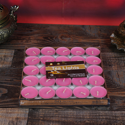 O coração da aromaterapia deu forma à cera sem fumaça da soja de Tealight Scented velas 50 PCes