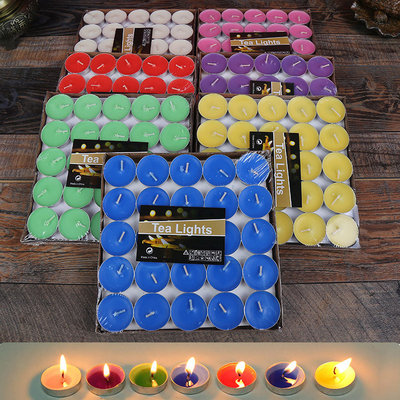 O coração da aromaterapia deu forma à cera sem fumaça da soja de Tealight Scented velas 50 PCes