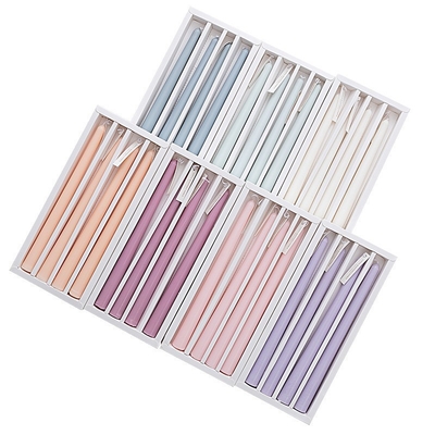 Grupo Scented do presente da cor 4pcs da vela do atarraxamento da cera da soja da parafina da vara da coluna