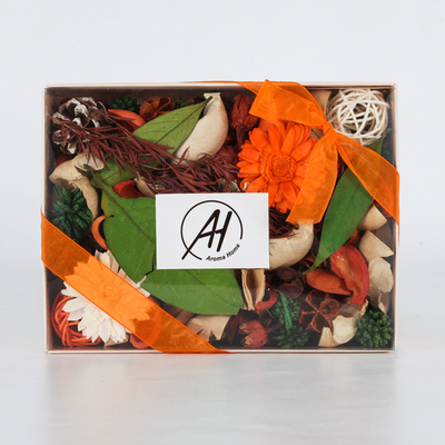 Da fragrância colorida da marca própria do algodão da flor pot-pourri eterno secado para o presente do grupo da casa