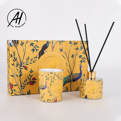 Grupo luxuoso do presente das velas do perfume do refrogerador de Reed Diffuser Natural Oil Air da CASA do AROMA