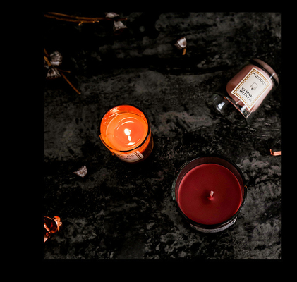 Da cera Scented nórdica da soja da fragrância do Ins da aromaterapia velas claras do frasco com caixa de presente