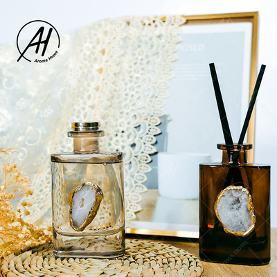 Garrafa de vidro do perfume nenhuma fragrância Reed Diffuser For Home Decor apagado do fogo