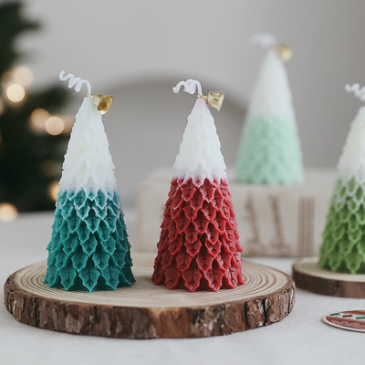 Da cera luxuosa por atacado da soja da novidade da forma da árvore de Natal da CASA do AROMA vela Scented