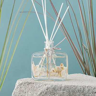 O oceano original do recipiente da tampa de caixa de presente das garrafas Scented o óleo Reed Diffuser de vidro
