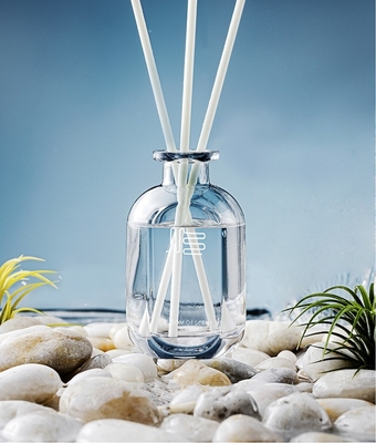 Agregado familiar claro Reed Diffuser da vara da aromaterapia do óleo essencial de garrafa de vidro