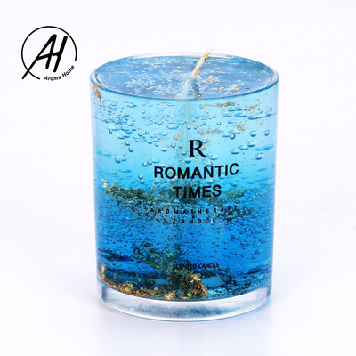 Estilo popular flor real personalizada Jelly Cup Wax da caixa de presente da aromaterapia