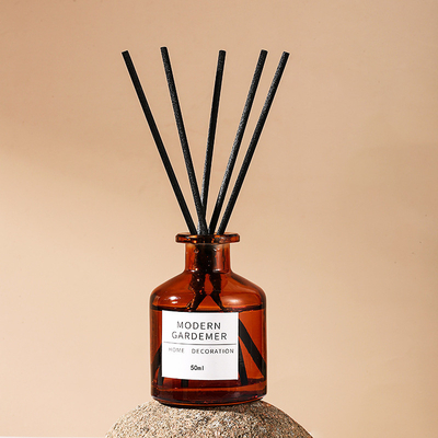 O vidro personalizado engarrafa o perfume Reed Diffuser 50ML do hotel da decoração da casa