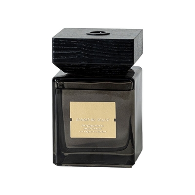 Óleo essencial da aromaterapia livre ocidental do fogo da garrafa do quadrado de Moss Air Fragrance Wood Cover