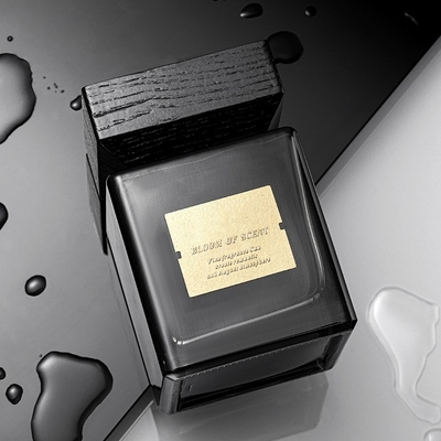Óleo essencial da aromaterapia livre ocidental do fogo da garrafa do quadrado de Moss Air Fragrance Wood Cover