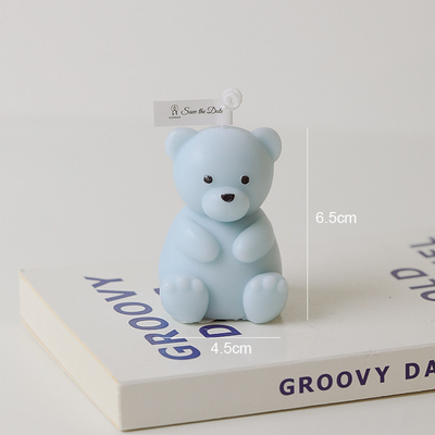 A CASA DIY Teddy Bear Shaped Scented Candle bonito do AROMA personalizou