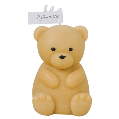 A CASA DIY Teddy Bear Shaped Scented Candle bonito do AROMA personalizou