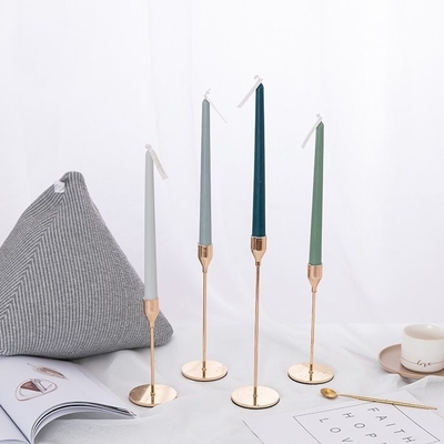 A cera alta do jantar do atarraxamento da cor sem fumaça feito a mão do inclinação Scented velas com feltros de lubrificação do algodão