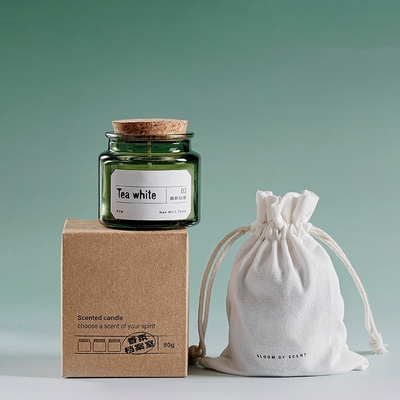 A cópia Scented do presente da vela do corpo da cera da soja da aromaterapia personaliza a embalagem do artigo