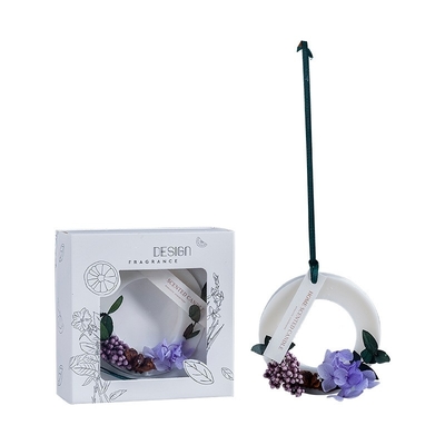 Vela feito a mão bloco secado fresco personalizado da cera da flor do ar luxuoso do saquinho da cera