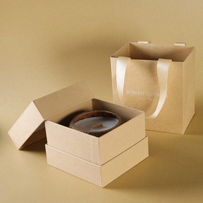 Fragrancia natural do quarto cera de soja concha de coco forma de taça vela perfumada