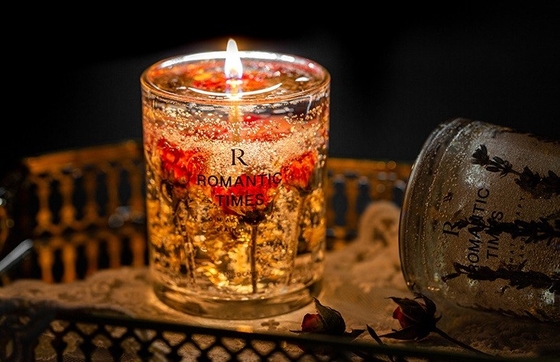 Cera de geléia transparente à medida para fabricação de velas