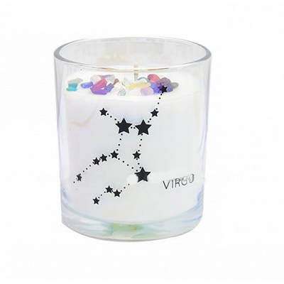 Vidro feito sob encomenda luxuoso da cera por atacado da soja que imprime frasco Scented da vela