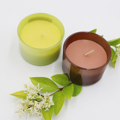 A cera da soja do OEM Scented o coco da vela da casa do aroma e o cal 4oz