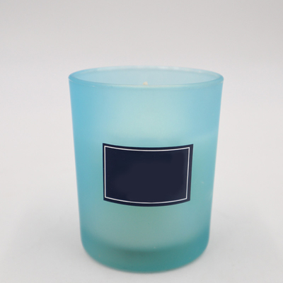 Vela Scented Capri da soja azul amigável de Eco em Rosemary Lavender Smell