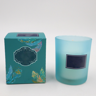 Vela Scented Capri da soja azul amigável de Eco em Rosemary Lavender Smell