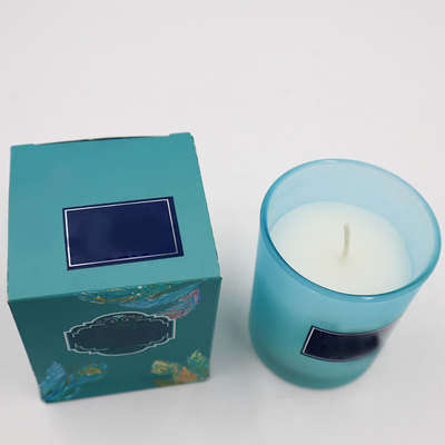 Vela Scented Capri da soja azul amigável de Eco em Rosemary Lavender Smell