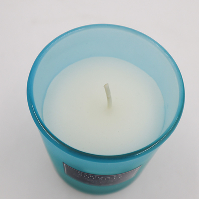 Vela Scented Capri da soja azul amigável de Eco em Rosemary Lavender Smell