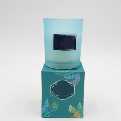 Vela Scented Capri da soja azul amigável de Eco em Rosemary Lavender Smell