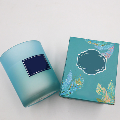Vela Scented Capri da soja azul amigável de Eco em Rosemary Lavender Smell
