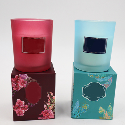 Vela Scented Capri da soja azul amigável de Eco em Rosemary Lavender Smell