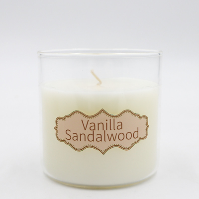 a cera natural do eucalipto da pastilha de hortelã 8oz Scented velas com Cork Lid