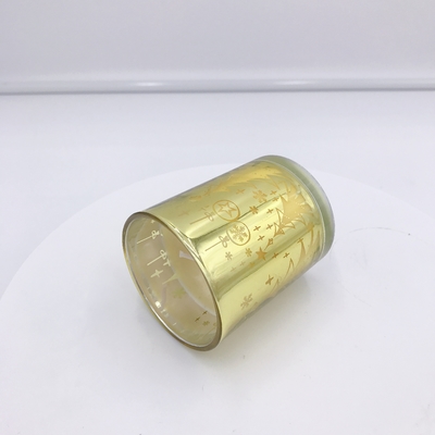 Vela de galvanização amarela caseiro da casa do aroma para a aromaterapia