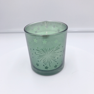 Vela de galvanização amarela caseiro da casa do aroma para a aromaterapia