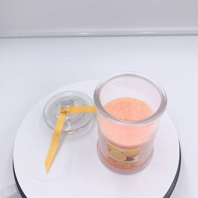 A cera alaranjada orgânica da soja do Oem Scented Mason Jar Candle para o sono