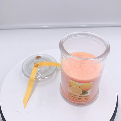 A cera alaranjada orgânica da soja do Oem Scented Mason Jar Candle para o sono