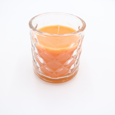 Feltro de lubrificação 8oz de vidro reciclado velas votivas pequenas feltro de lubrificação e vela da embarcação para a decoração da casa