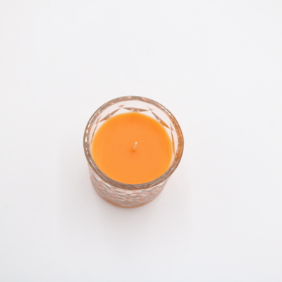 Feltro de lubrificação 8oz de vidro reciclado velas votivas pequenas feltro de lubrificação e vela da embarcação para a decoração da casa