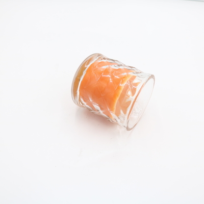 Feltro de lubrificação 8oz de vidro reciclado velas votivas pequenas feltro de lubrificação e vela da embarcação para a decoração da casa