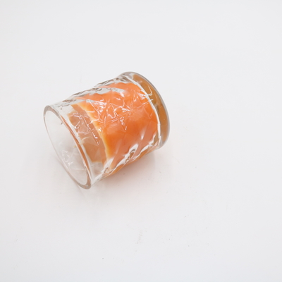 Feltro de lubrificação 8oz de vidro reciclado velas votivas pequenas feltro de lubrificação e vela da embarcação para a decoração da casa