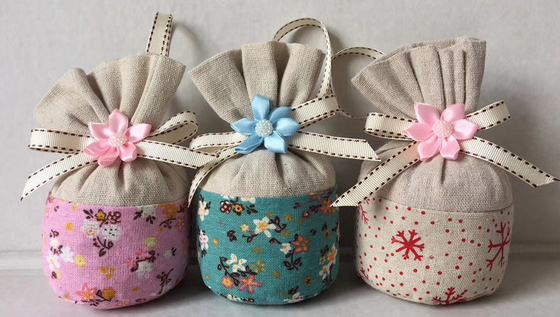 Diy Scented saquinhos que da sala os malotes arejam o saquinho do refrogerador para o quarto
