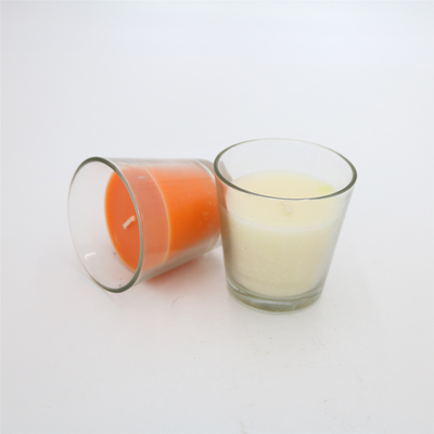 Vela Scented 3.5oz do frasco de vidro colorido do GV para a decoração da casa
