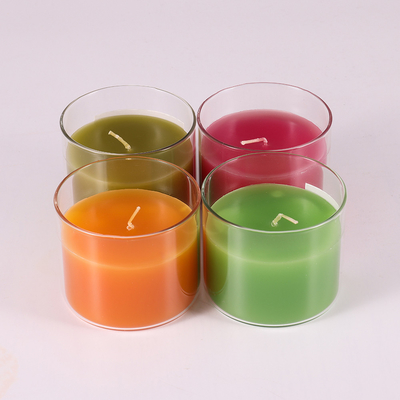 Velas naturais 220G da luz do aroma da aromaterapia da cera de parafina com tampa de bambu
