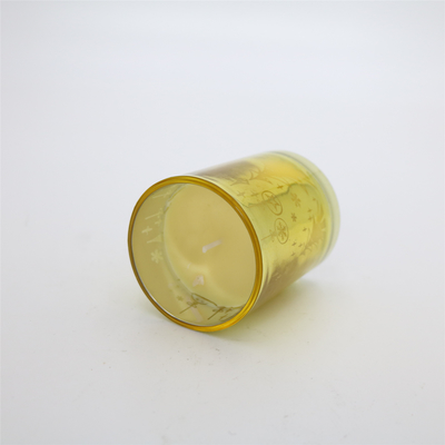 Sabor Scented do cal do coco da vela da coluna soja feito a mão