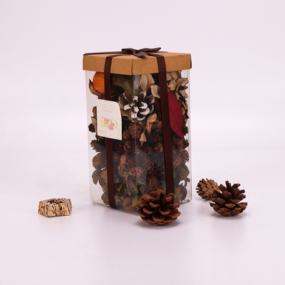 Pot-pourri seco Scented natural do aroma do cone do pinho para o banheiro 210g